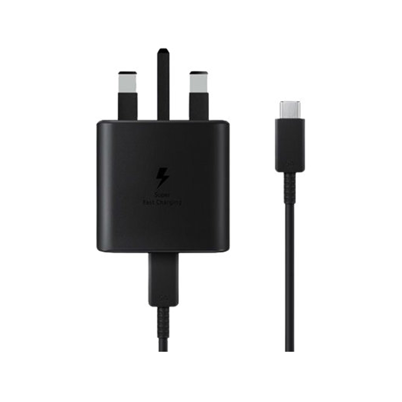 Adaptador de Corriente USB-C de 45W Samsung PD + Cable USB-C Samsung PD  Samsung CARGADOR SAMSUNG 45W